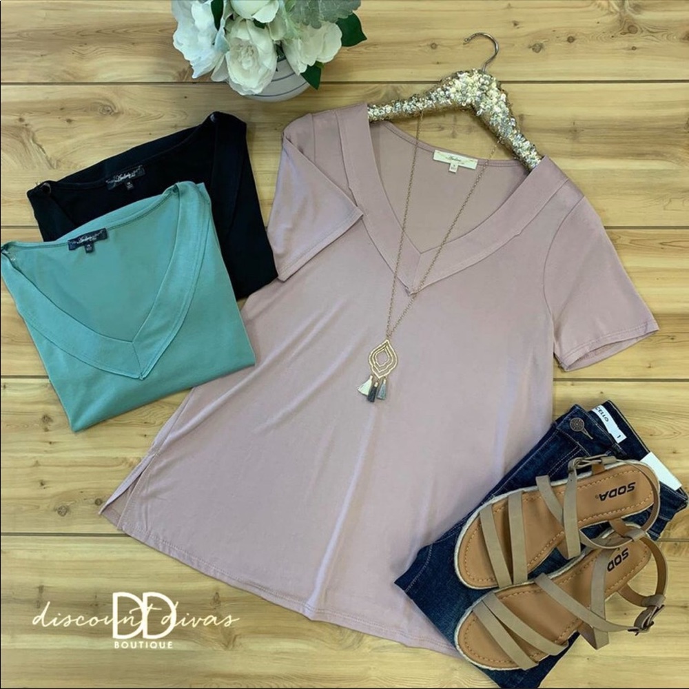 V neck top